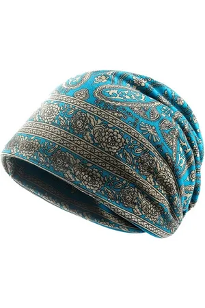 AlexVyan Ethnic Motifs Printed Beanie