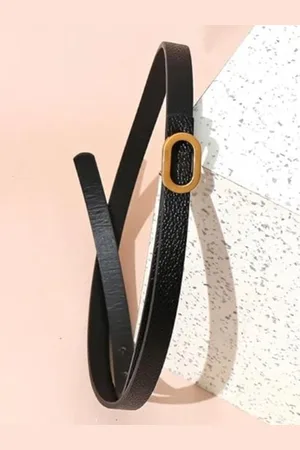 Lulala Women Textured Casual Belt