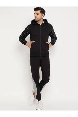 WILD WEST Printed Hooded Cotton Fleece Tracksuit