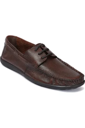 ZOOM Men Textured Leather Formal Derbys