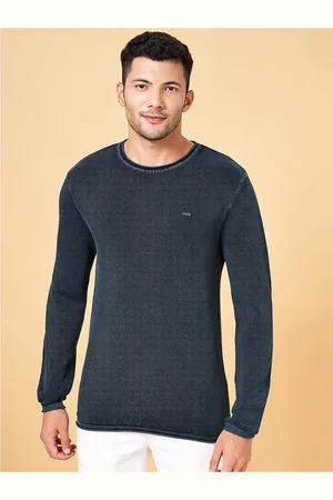 Pantaloons Self Design Cotton Pullover