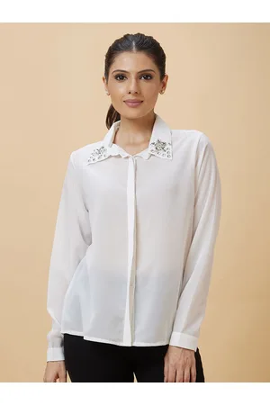 Globus Embellished Shirt Style Party Top