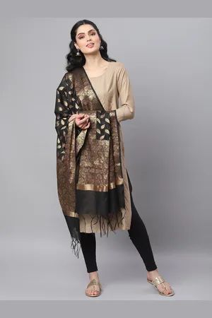 Banjara Ethnic Motifs Woven Design Dupatta With Zari