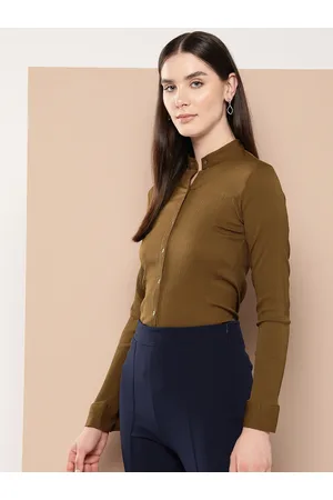 Invictus Women Solid Standard Opaque Formal Shirt