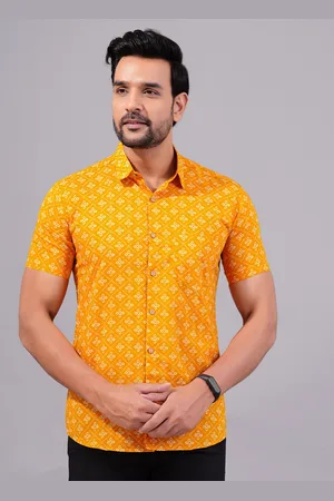 Jaipur Floral Printed Cotton Standard Opaque Casual Shirt