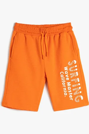 Koton Boys Mid Rise Typography Printed Shorts