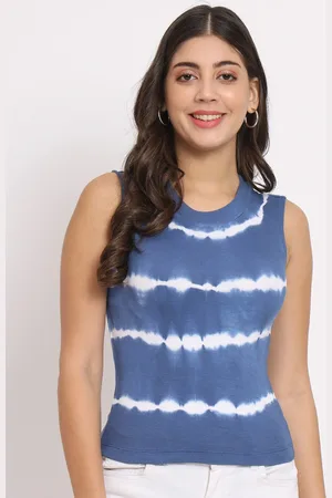 CHARMGAL Tie & Dye Modal Fitted Top