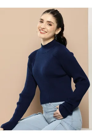 HERE&NOW Women Ribbed Pullover