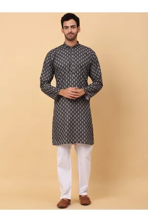 Kraft Ethnic Motifs Printed Regular Kurta with Trousers
