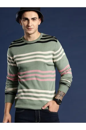 Mast & Harbour Men Striped Pullover