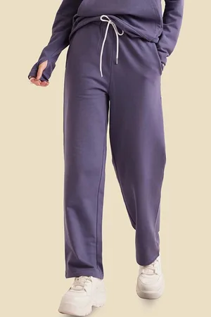 Muvazo Women Fleece Straight Fit Track Pant