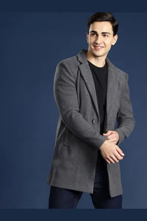 Mast & Harbour Solid Hip Length Coat
