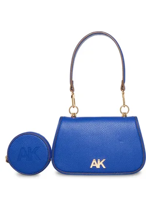 Anne Klein Brand Logo Detail Structured Shoulder Bag