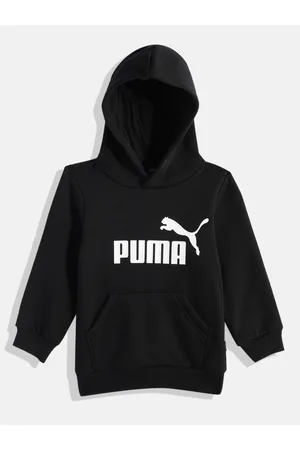 PUMA Boys Brand Logo Printed Hooded Sweatshirt