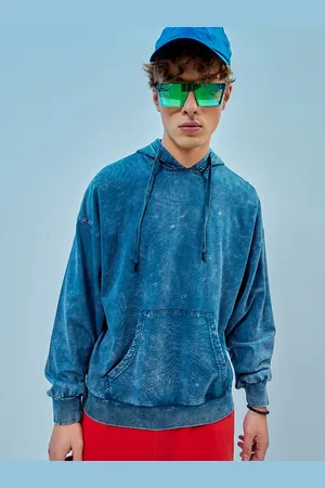 Bewakoof Oversized Hooded Cotton Sweatshirt