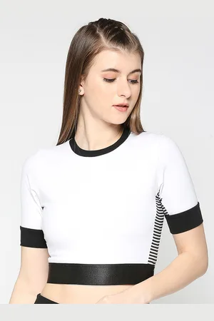 Being Human Round Neck Crop Top