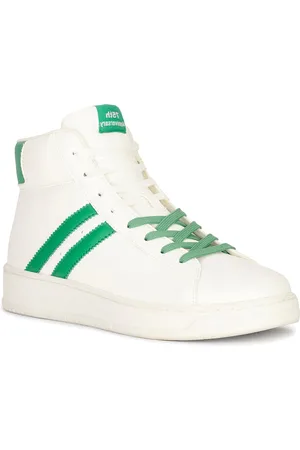 North Star Men Striped Comfort Insole Mid-Top Sneakers