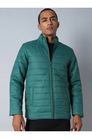 High Star Mock Collar Long Sleeves Puffer Jacket