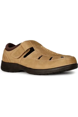 Bata Men Leather Fisherman Sandals