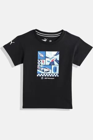 PUMA Kids BMW Motorsport Printed Pure Cotton T-shirt