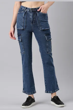 SHOWOFF Women Clean Look Straight Fit Stretchable Jeans