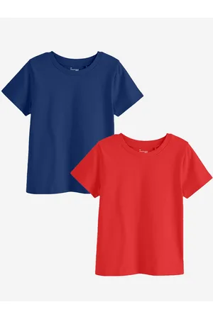 BonOrganik Girls Pack Of 2 Cotton T-shirt