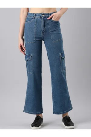 SHOWOFF Women Clean Look Mid-Rise Straight Fit Stretchable Jeans