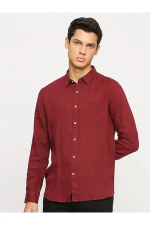 Pepe Jeans Spread Collar Long Sleeves Linen Casual Shirt