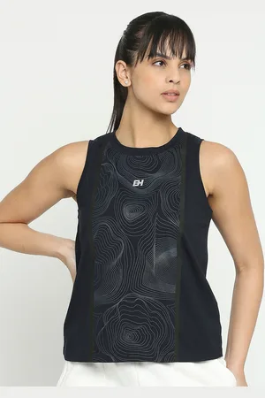Being Human Graphic Printed Sleeveless Sports T-shirt