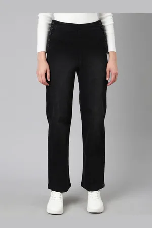 SHOWOFF Women Straight Fit Clean Look Stretchable Jeans
