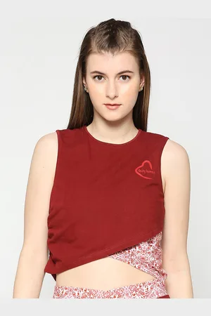 Being Human Round Neck Crop Top