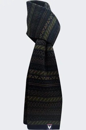 GODFREY Knitted Patterned Woollen Muffler