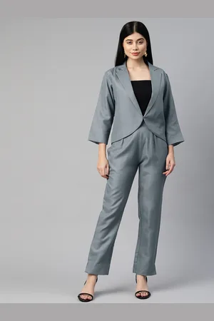 Cottinfab Women Blazers with Trousers