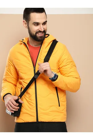 HERE&NOW Solid Hooded Puffer Jacket