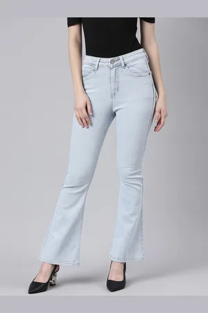 SHOWOFF Women Clean Look Mid-Rise Stretchable Bootcut Jeans