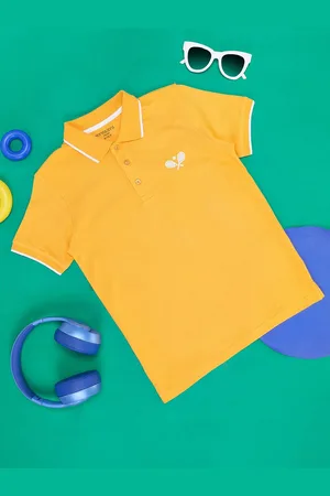 Pantaloons Boys Polo Collar Cotton T-shirt