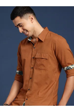 Taavi Men Comfort Opaque Regular Fit Casual Shirt