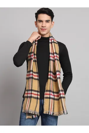 HANDICRAFT PALACE Men Checked Woollen Reversible Muffler