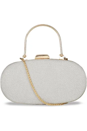 marie claire Grey Textured Leather Oversized Swagger Handheld Bag