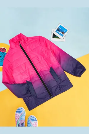 Pantaloons Girls Colourblocked Padded Jacket