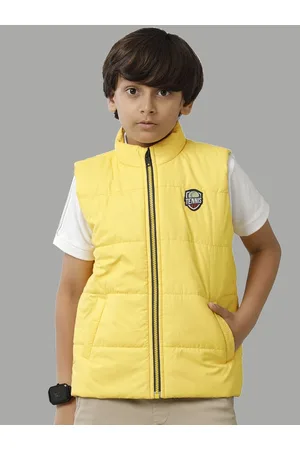 UNDER FOURTEEN ONLY Boys Mock Collar Padded Jacket