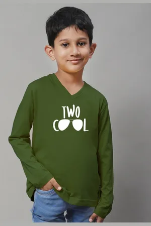 Friskers Boys Typography Printed Long Sleeves Pure Cotton T-shirt