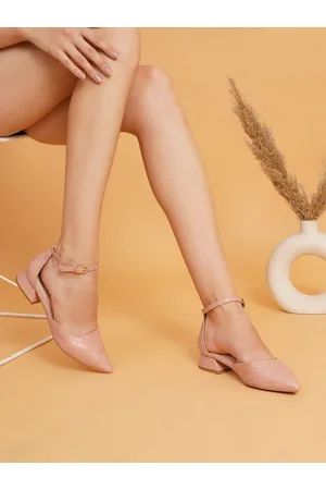 Sherrif Textured Block Heel Mules