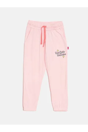 DIXCY SCOTT Girls Side Printed Mid Rise Track Pants