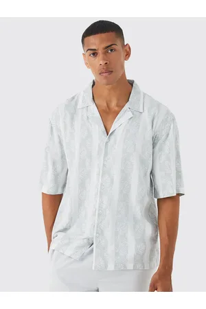 Boohoo Palm Printed Casual Shirt