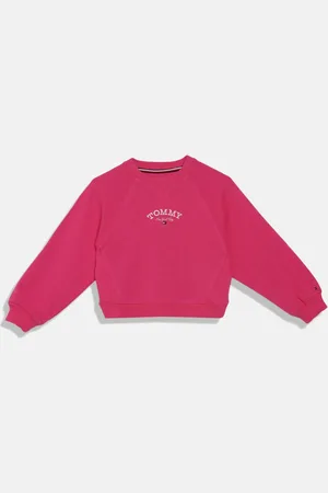 Tommy Hilfiger Girls Round Neck Cotton Sweatshirt