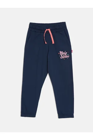 DIXCY SCOTT Girls Side Printed Cotton Joggers