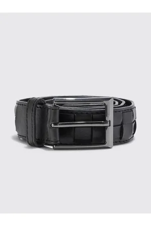 Boohoo Basketweave Faux Leather Belt