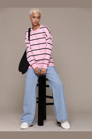 Roadster Women Striped Sweatshirt