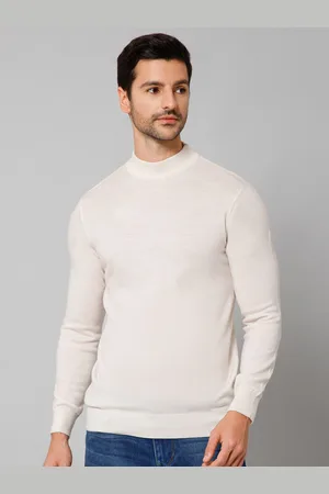 CANTABIL Men Off White Pullover